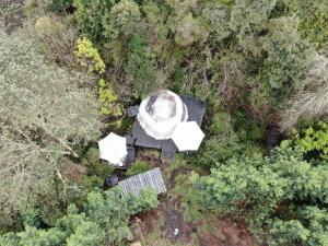ボゴタにあるFantasia Glampingの森の家屋上景