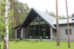 Taman di luar Chalet Greenwood
