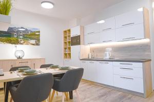 Η κουζίνα ή μικρή κουζίνα στο TATRYSTAY Apartment Sankt Bernard