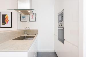 A kitchen or kitchenette at Francisco Remiro Fabulous Furnished Apartments in Guindalera