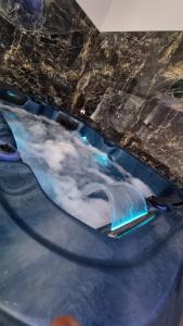 a view of a glacier with snow and ice at RoyalSpa appartement d'amour avec jacuzzi privatif in Strasbourg