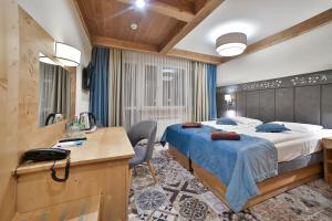 Postel nebo postele na pokoji v ubytování Hotel&SPA Jawor + 76 fotografií