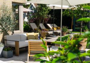 Zahrada ubytování Hotel Iris