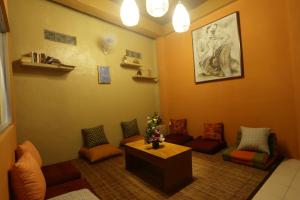 Posezení v ubytování Aru House Ubud