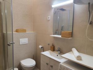 Koupelna v ubytování Kaposvár Apartman