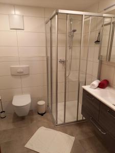 Koupelna v ubytování Ferienwohnung Regensburger
