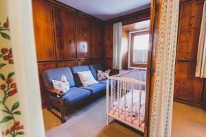 Postel nebo postele na pokoji v ubytování Haus Kathrein