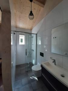 Kylpyhuone majoituspaikassa Halte Liempde Logies