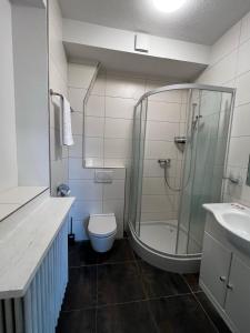 Koupelna v ubytování smartroom Rössli Hunzenschwil
