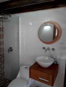 Een badkamer bij Loft Alpaca