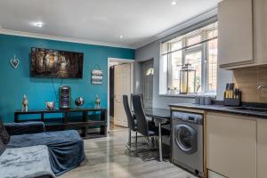 Køkken eller tekøkken på Stockton Town Centre Apartments free parking and Wi-Fi