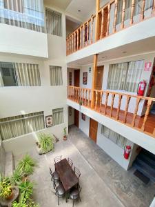 Balkón nebo terasa v ubytování Hostal Casona Arrambide