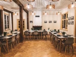 Restaurace v ubytování Leśny Zakątek Borkowo