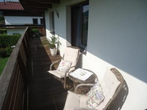 Ein Balkon oder eine Terrasse in der Unterkunft Rosi Tamegger