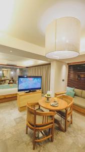 Amnaya Resort Nusa Dua的休息区