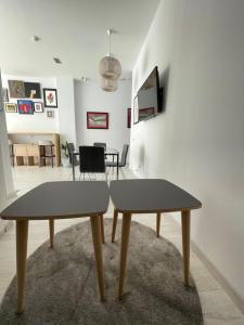 TV a/nebo společenská místnost v ubytování Coworking Studio