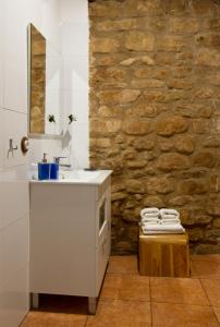 Koupelna v ubytování La Pata de Oca Hostal Rural y Albergue