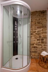 Koupelna v ubytování La Pata de Oca Hostal Rural y Albergue