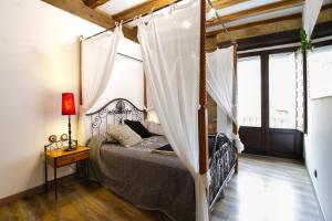 Posezení v ubytování La Pata de Oca Hostal Rural y Albergue