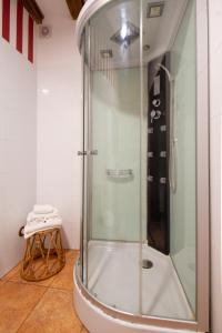 Koupelna v ubytování La Pata de Oca Hostal Rural y Albergue