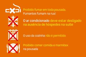 a screenshot of a text box with the words polio funmer an toolushide at Kauano Pousada Barequeçaba in São Sebastião