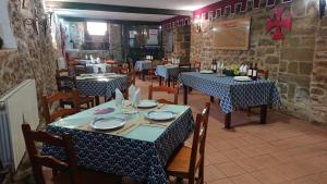 Restaurace v ubytování La Pata de Oca Hostal Rural y Albergue