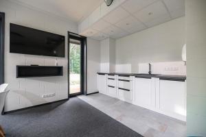 Kuchyň nebo kuchyňský kout v ubytování Kääriku Team Cabin