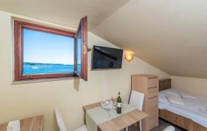 TV a/nebo společenská místnost v ubytování Apartment Zeljka