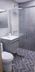 Koupelna v ubytování Casa con Tinaja Caliente, Quincho y Pet Friendly