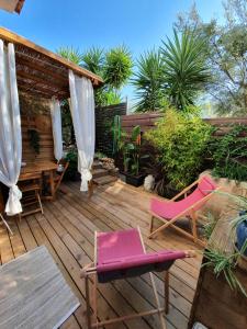 Zahrada ubytování Une Nuit à Bali - Appartement cocooning