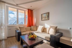 Posezení v ubytování 2-room Apartment NFT Gudauri 303