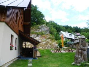 Zahrada ubytování Apartmány Udatný