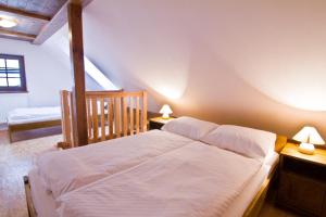Postel nebo postele na pokoji v ubytování Apartmány Udatný