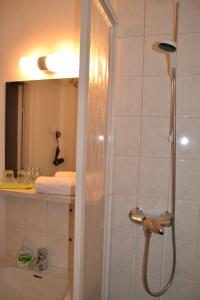 Koupelna v ubytování Hotel Utsjoki