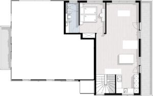Plan piętra w obiekcie Chalet Marmotta NEVE - Luxus Chalet Ski-In Ski-Out