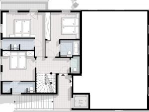 Plan piętra w obiekcie Chalet Marmotta NEVE - Luxus Chalet Ski-In Ski-Out