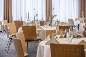 Restaurace v ubytování Radisson Blu Hotel Hannover