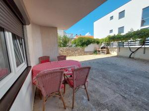 Balkón alebo terasa v ubytovaní Apartments Bernarda
