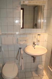 Baðherbergi á Hotel Anhalt