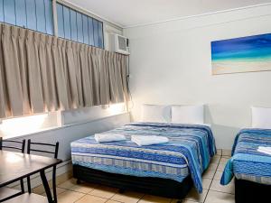 Кровать или кровати в номере Maryborough City Motel