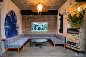 Posezení v ubytování Hotel Boutique Lafayette Tijuana