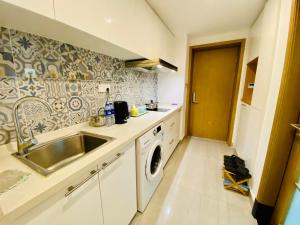 Cucina o angolo cottura di Huangshan Sky Small Nest B&B