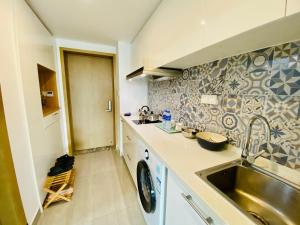 Cucina o angolo cottura di Huangshan Sky Small Nest B&B
