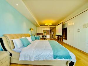 Letto o letti in una camera di Huangshan Sky Small Nest B&B
