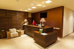 TV a/nebo společenská místnost v ubytování Cocor Spa Hotel