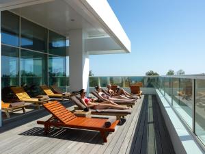 Balkón nebo terasa v ubytování Cocor Spa Hotel