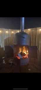 Barbecuefaciliteiten beschikbaar voor gasten van het chalet