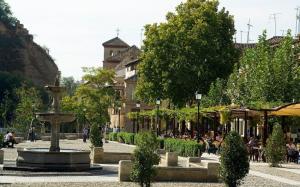 Vonkajšia záhrada v ubytovaní Casa yamur bajo la Alhambra Albaycin