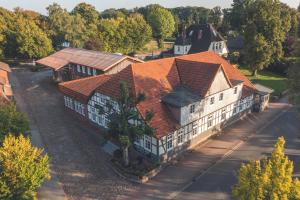 Apgyvendinimo įstaigos Landart Hotel vaizdas iš viršaus