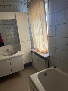 Kylpyhuone majoituspaikassa Haus Zauberwald